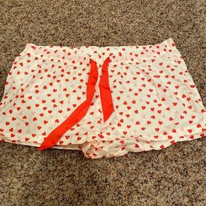 Heart pj shorts